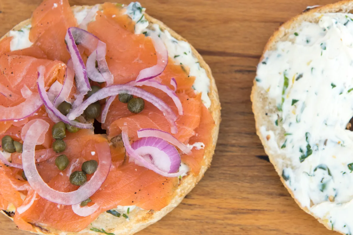 Smoked Salmon Bagel