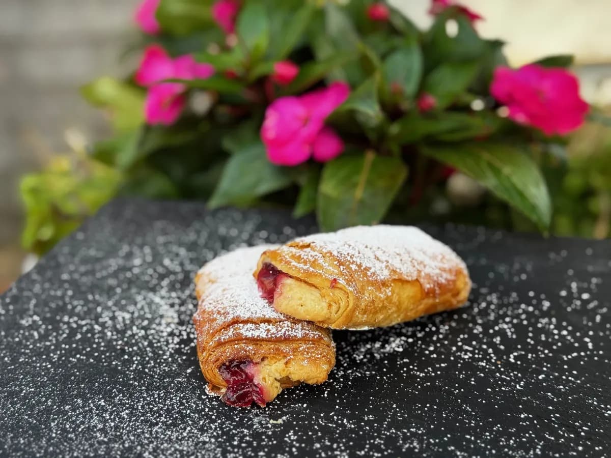 Raspberry Cream Cheese Croissant